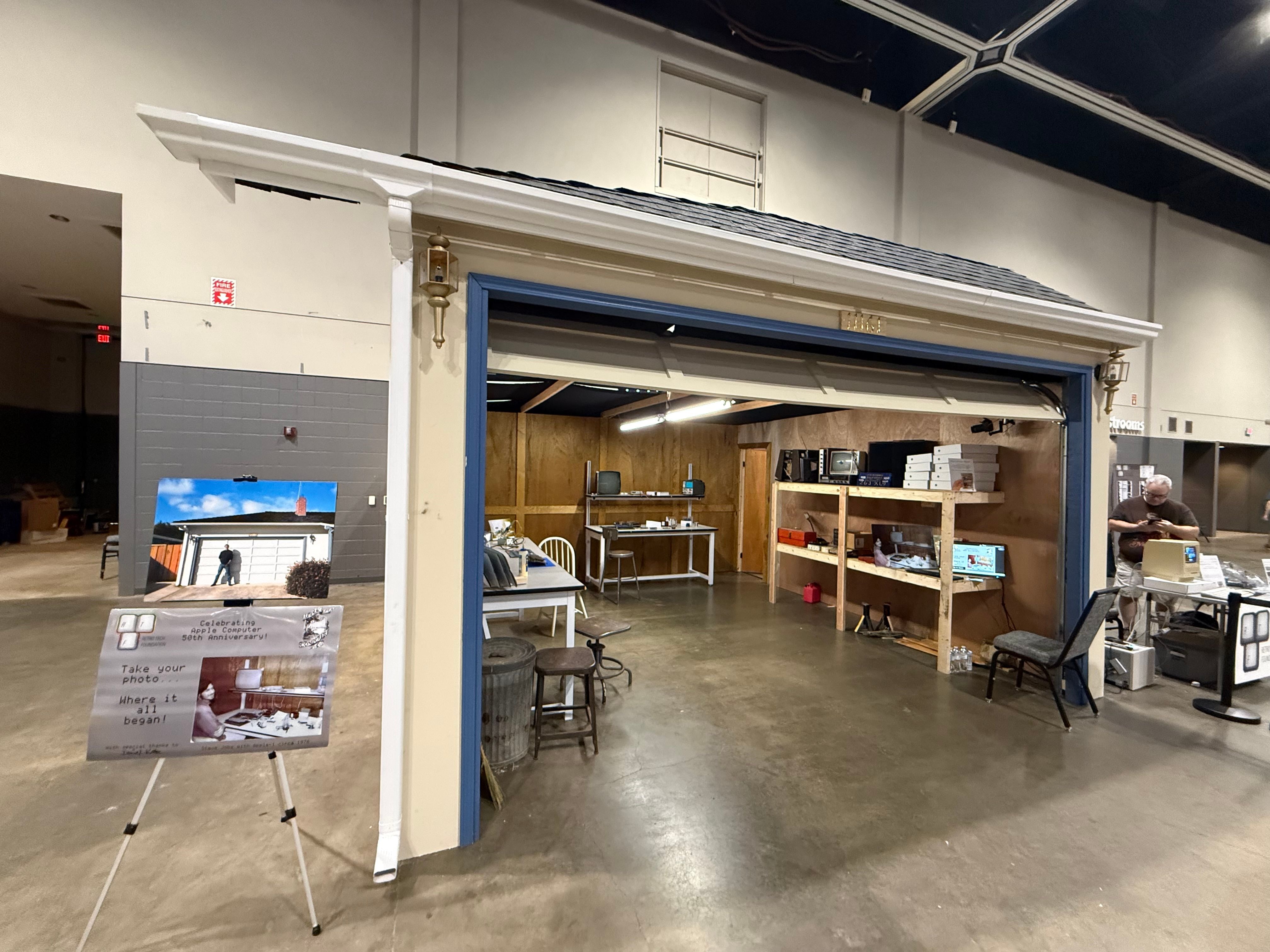 Jobs family's garage